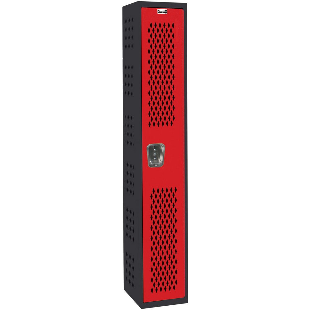 Lockers; Locker Style: Horizontal ; Locker Configuration: 1-Wide ; Assembled: Yes ; Shelf Capacity: 40 ; Handle Type: Recessed ; Locker Material: Steel