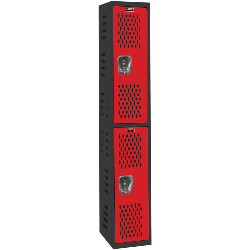 Lockers; Locker Style: Horizontal ; Locker Configuration: 1-Wide ; Assembled: Yes ; Shelf Capacity: 0 ; Handle Type: Recessed ; Locker Material: Steel