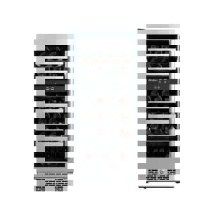 15 in. Built-in Dual Zone Left Hand Wine Cooler in Stainless Steel