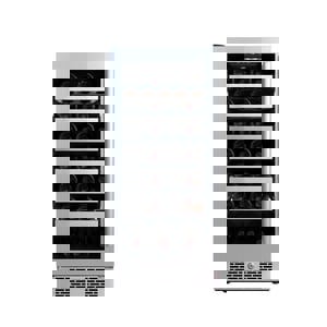 15 in. Built-in Single Zone Left Hand Wine Cooler in Stainless Steel