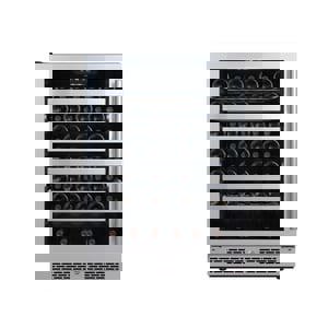53 Bottles 23-7/16 in. Built-in Wine Cooler in Stainless Steel