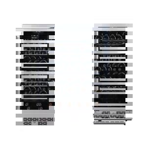 24 in. Built-in Single Zone Right Hand Wine Cooler in Stainless Steel