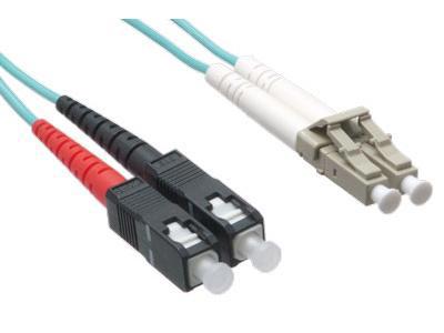 LC/SC MULTIMODE DUPLEX OM4 50/125 FIBER