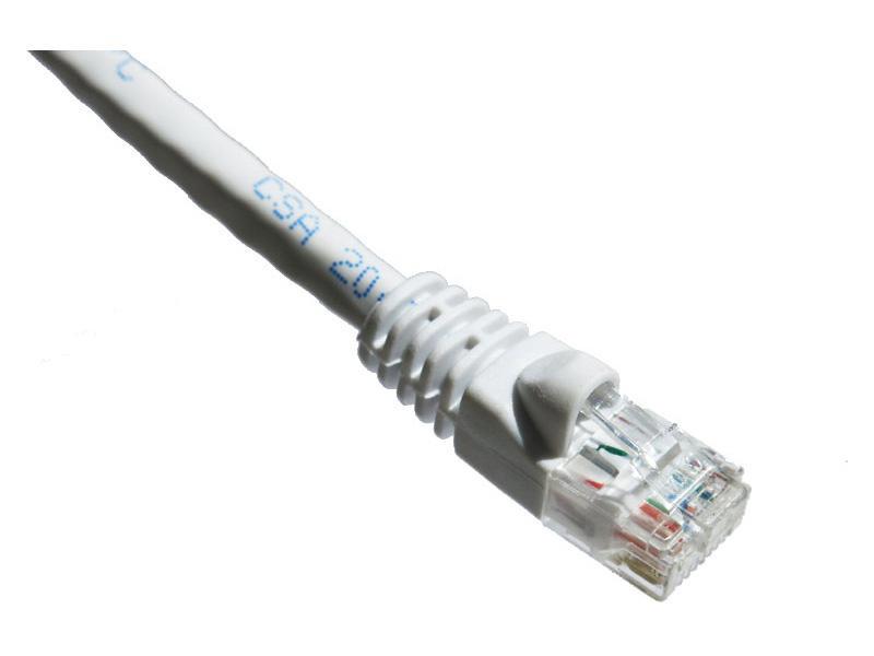 650MHZ CAT6A WHITE PATCH CABLE MOLDED BO
