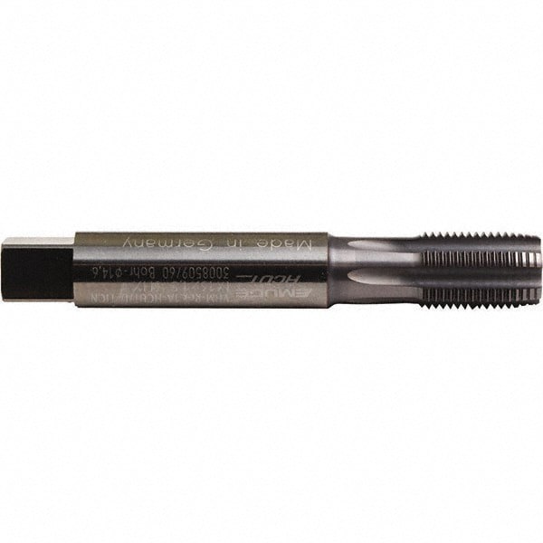 British Standard Pipe Tap: 1/4-19 G(BSP), Plug Chamfer, 6 Flutes