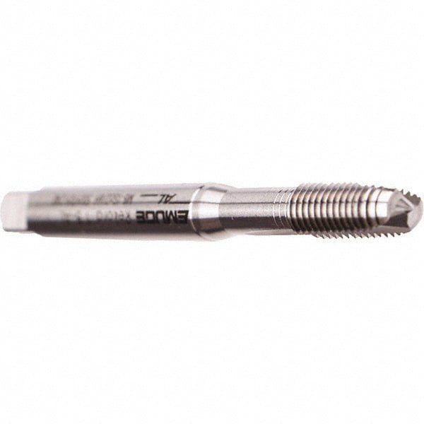 Spiral Point STI Tap: M8 x 1.25 Metric Coarse, 3 Flutes, Modified Bottoming, Cobalt, Bright/Uncoated