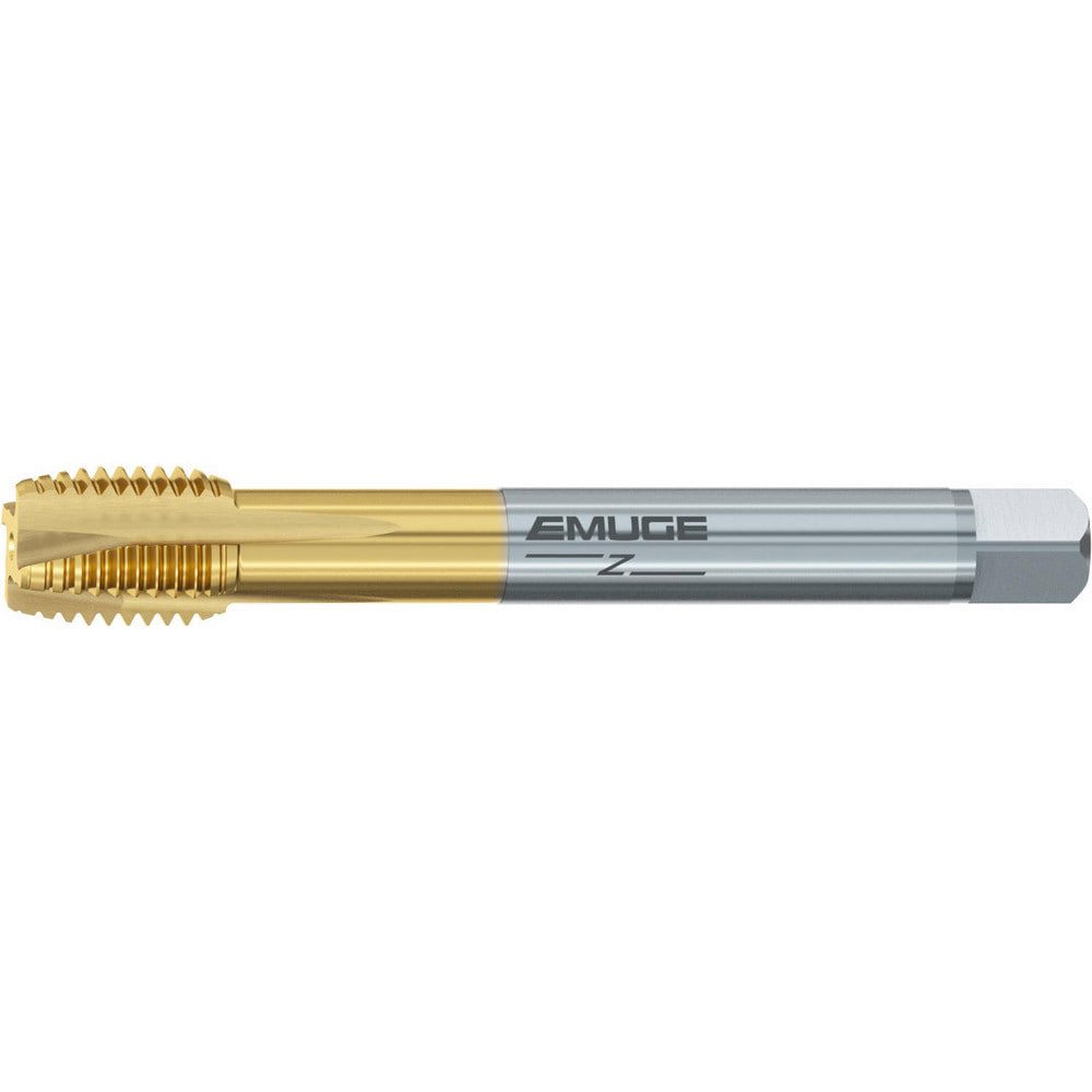 Straight Flute Taps; Tap Type: Machine ; Overall Length (mm): 100.00 ; Thread Standard: M ; Chamfer: 4-5 P ; Material: High-Speed Steel-PM ; Coating/Finish: GLT-1
