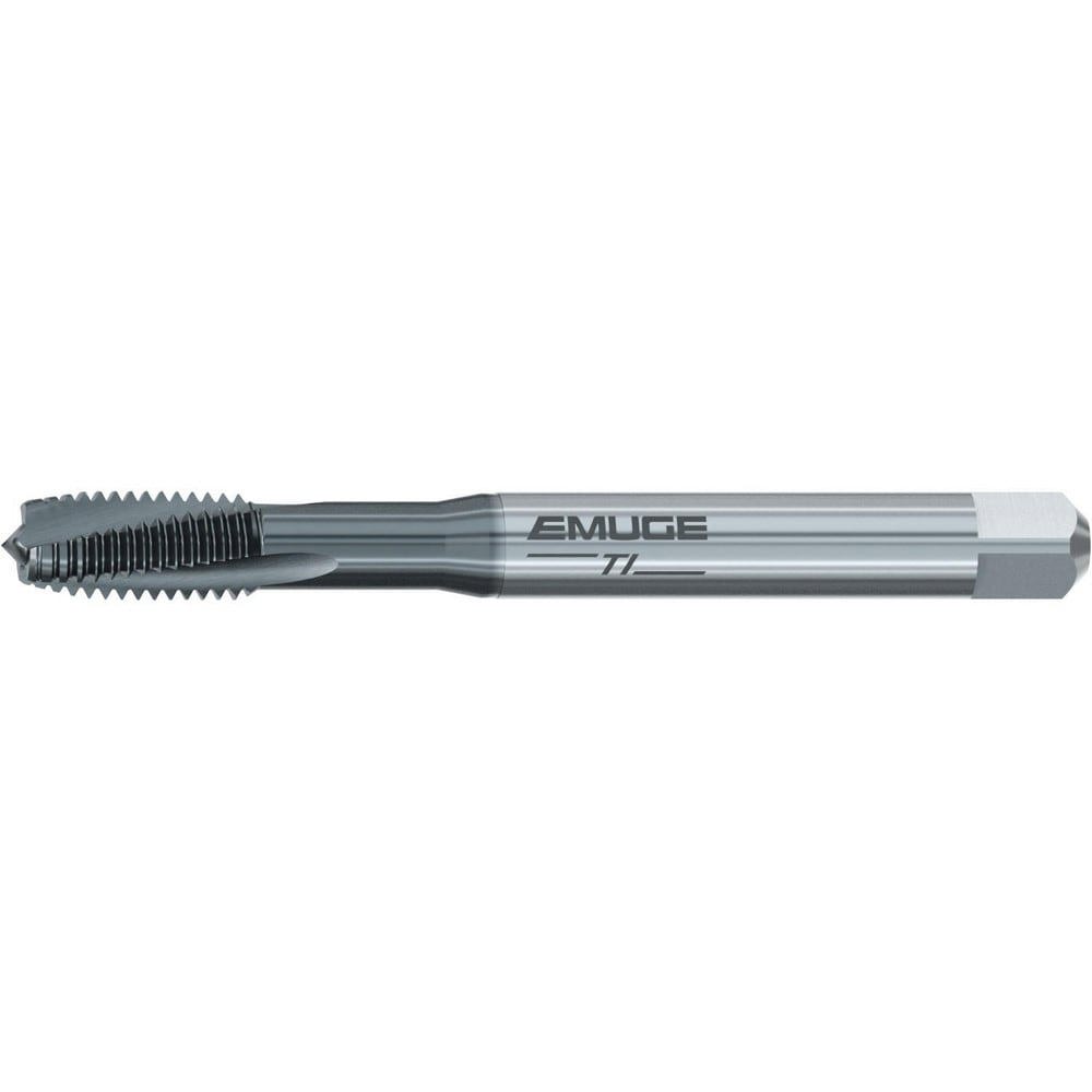 Spiral Flute Taps; Thread Size (Inch): #10-24 ; Thread Standard: UNJC ; Chamfer: Bottoming ; Material: Cobalt ; Class Of Fit: 3BX ; Coating/Finish: TICN
