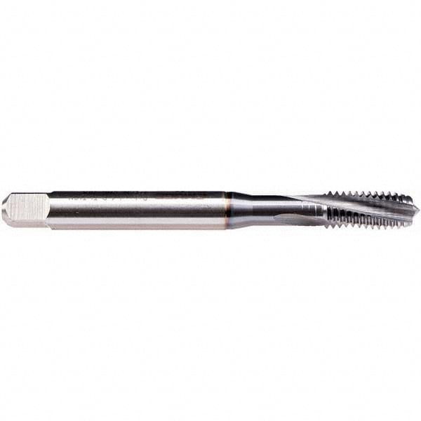Spiral Flute Tap: M3.5x0.60 M, Modified Bottoming, 6H Class of Fit, Cobalt, TICN Coated