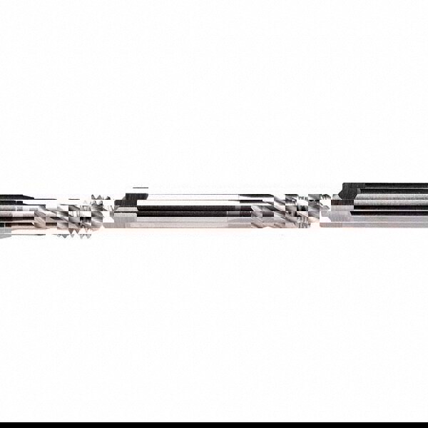 Spiral Flute Tap: M2.6x0.35 MF, Modified Bottoming, 6H Class of Fit, Cobalt, Bright/Uncoated