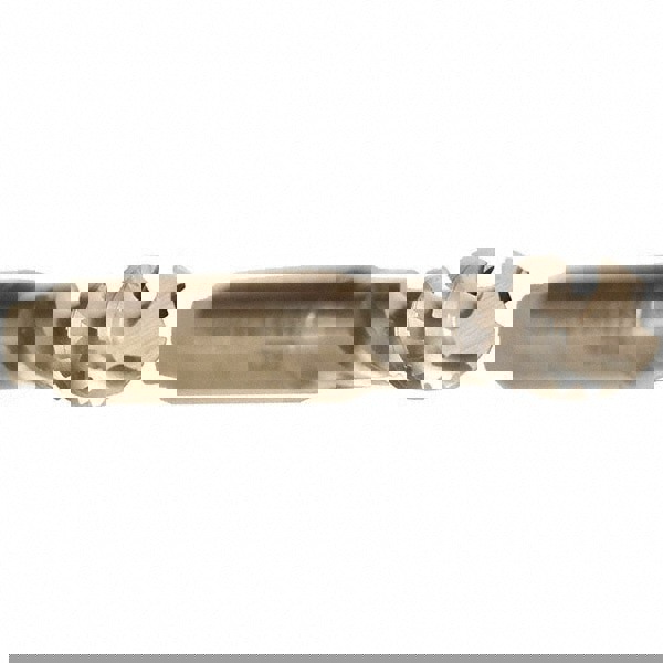 M6x1.00 Metric Coarse/EGM, 3 Flute, 45&deg; Helix, Modified Bottoming Chamfer, Bright Finish, Cobalt Spiral Flute STI Tap