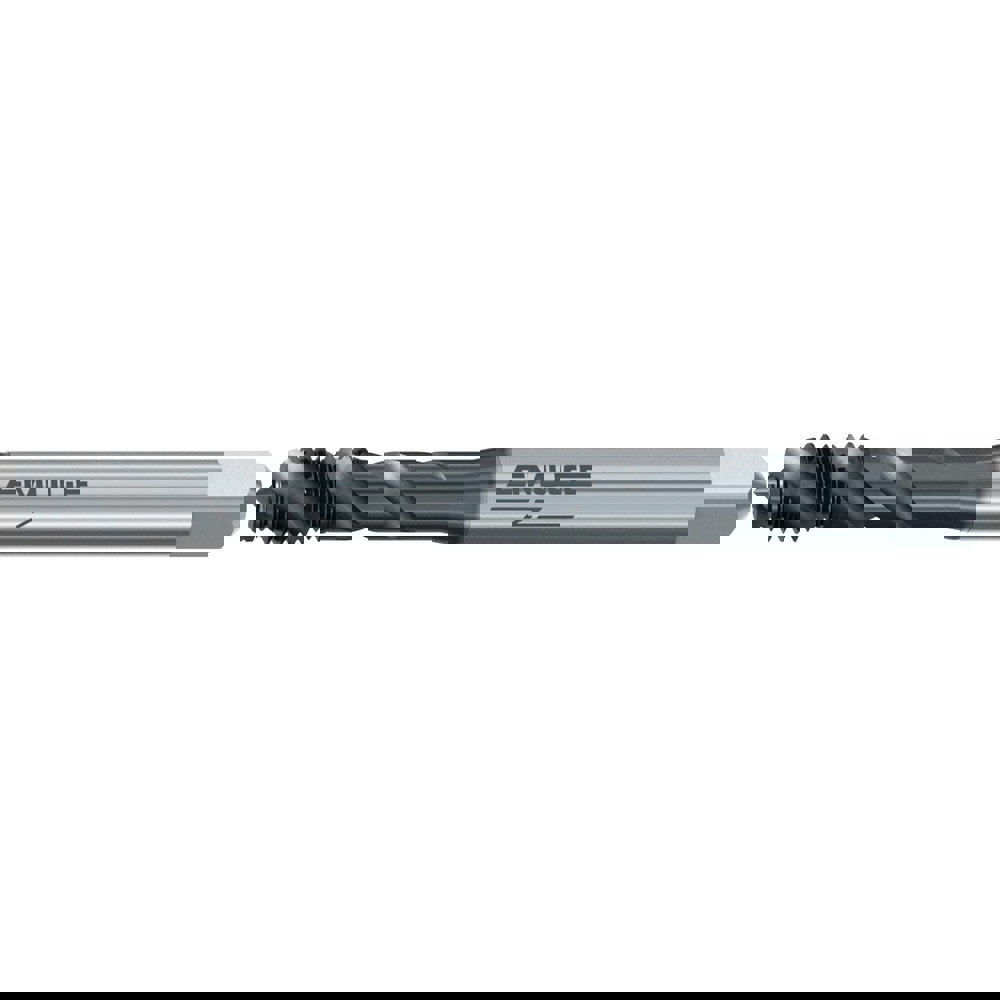 Spiral Flute Tap: #6-32 UNC, Modified Bottoming, 2B Class of Fit, Cobalt, GLT-1 Coated