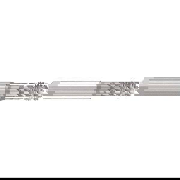 M6x1.00 Metric Coarse/EGM, 3 Flute, 45° Helix, Bottoming Chamfer, Bright Finish, Cobalt Spiral Flute STI Tap