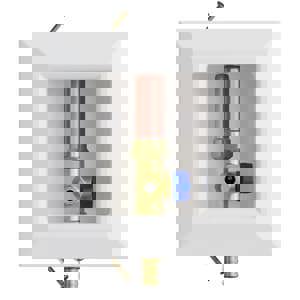 Quarter Turn Valve 1/2 in. PEX Ice Maker Supply Box with Water Hammer Arrestor