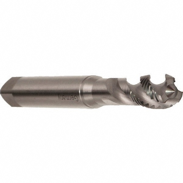 Spiral Flute Tap: M3.50 x 0.60, Metric, 3 Flute, Modified Bottoming, 6H Class of Fit, Cobalt, Bright/Uncoated