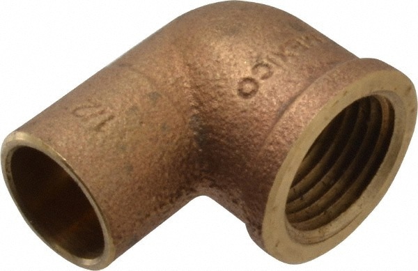 Cast Copper Pipe 90 &deg; Elbow: 1/2