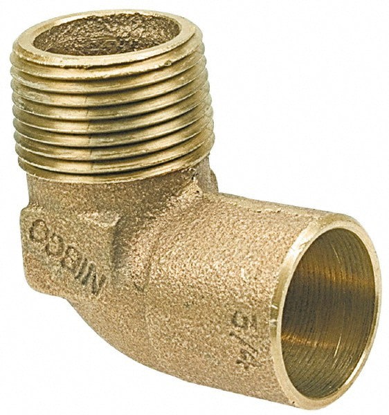 Cast Copper Pipe 90 &deg; Elbow: 1-1/2