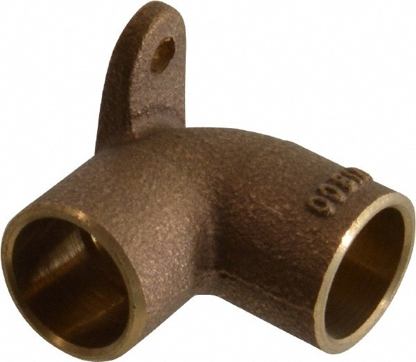 Cast Copper Pipe 90 &deg; Drop Ear Elbow: 1/2