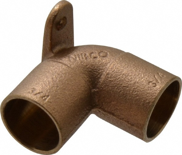 Cast Copper Pipe 90 &deg; Drop Ear Elbow: 3/4