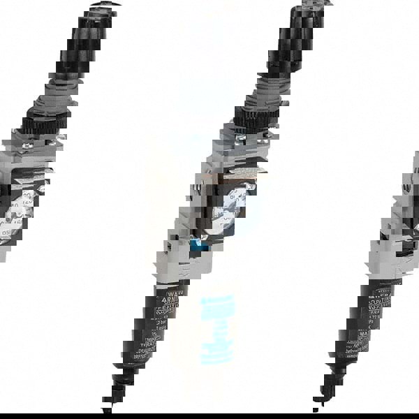 FRL Combination Unit: 1/4 NPT, Miniature, 1 Pc Filter/Regulator with Pressure Gauge