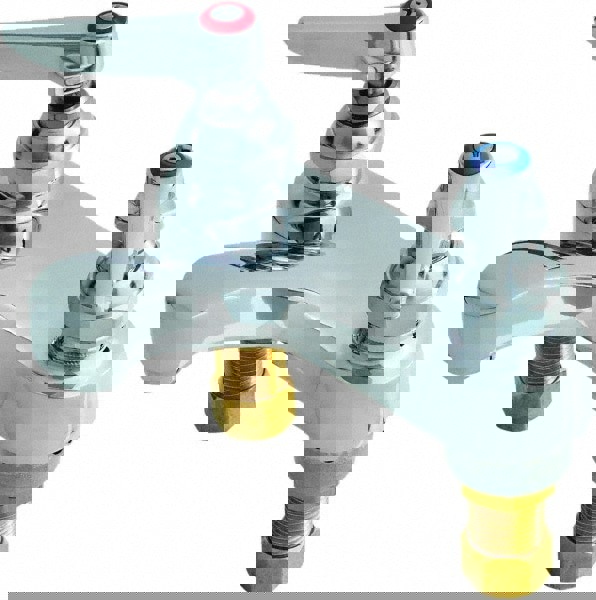 Lever Handle, Deck Mounted Bathroom Faucet