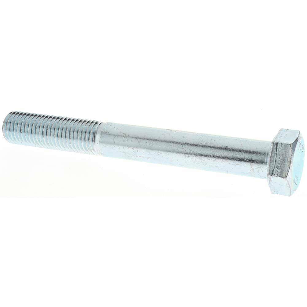 Hex Head Cap Screw: M16 x 2.00 x 130 mm, Grade 10.9 Steel, Zinc-Plated