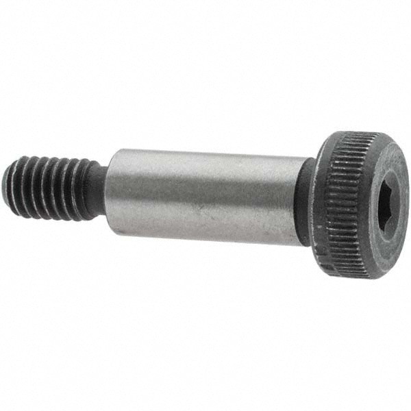 Shoulder Screw: 8 mm Shoulder Dia, 20 mm Shoulder Length, M6x1.00, 12.9 Alloy Steel, Hex Socket