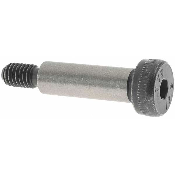 Shoulder Screw: 8 mm Shoulder Dia, 25 mm Shoulder Length, M6x1.00, 12.9 Alloy Steel, Hex Socket