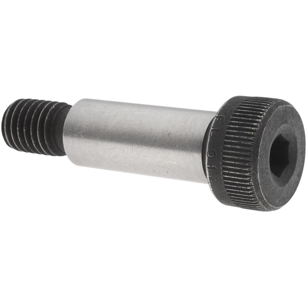 Shoulder Screw: 12 mm Shoulder Dia, 30 mm Shoulder Length, M10x1.50, 12.9 Alloy Steel, Hex Socket