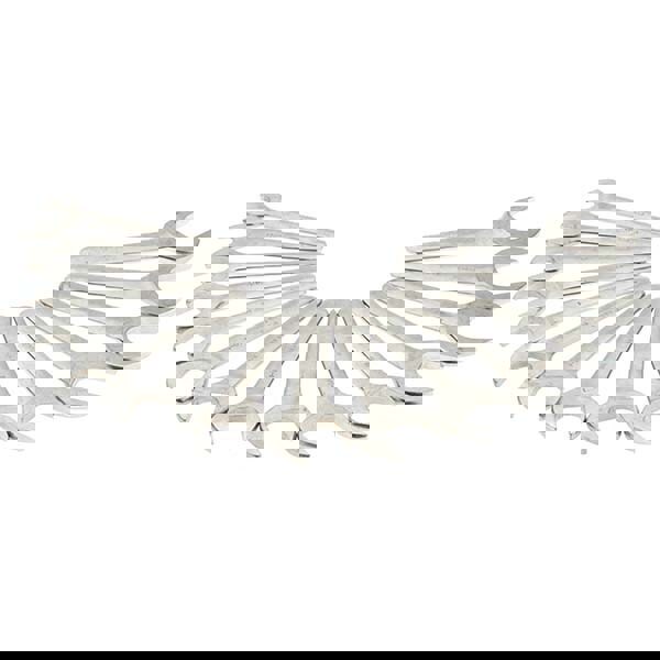 Open End Wrench Set: 15 Pc, Inch