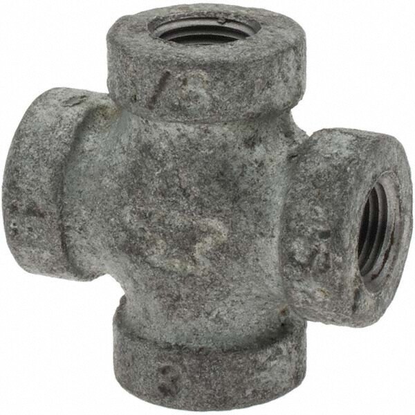 Steel & Galvanized Iron Pipe Cross: 1/8