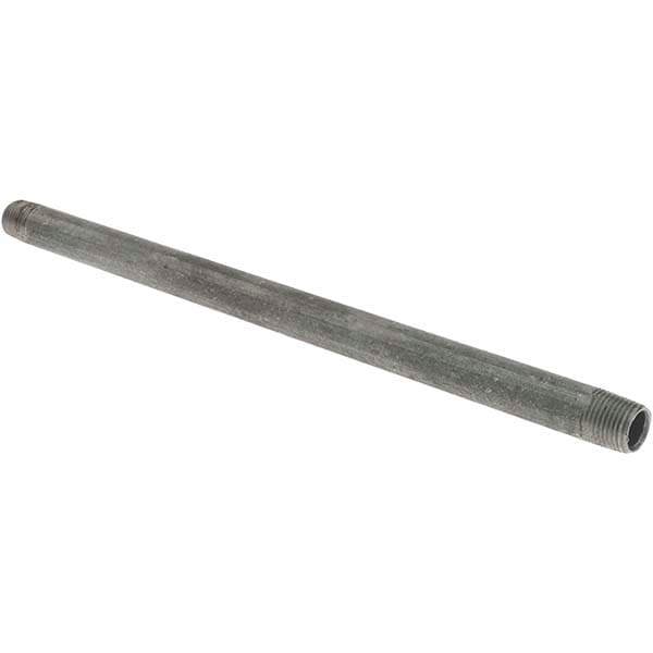 Black Pipe Nipple: 1/8