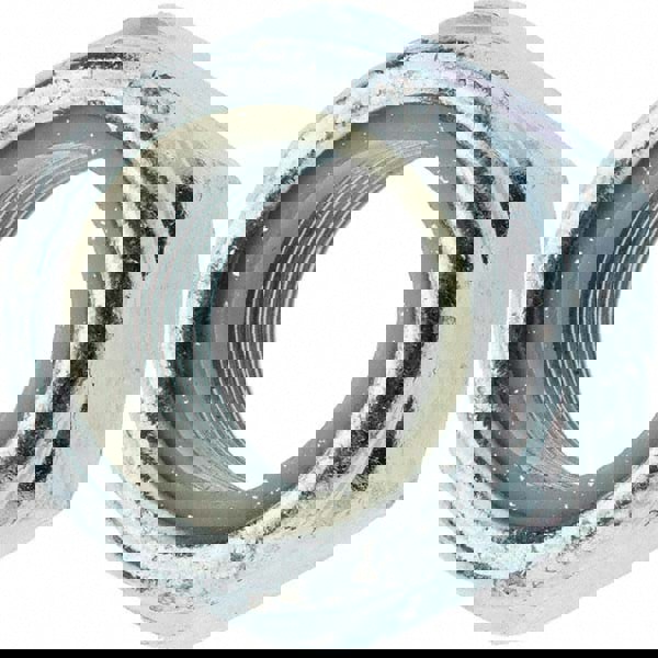 Hex Lock Nut: Insert, Nylon Insert, Grade 8 Steel, Zinc-Plated