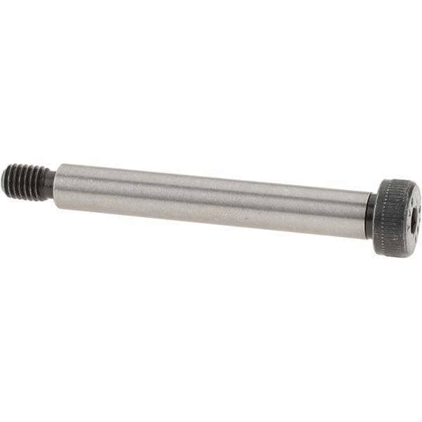 Shoulder Screw: 10 mm Shoulder Dia, 70 mm Shoulder Length, M8x1.25, 12.9 Alloy Steel, Hex Socket
