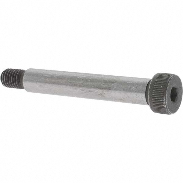 Shoulder Screw: 12 mm Shoulder Dia, 70 mm Shoulder Length, M10x1.50, 12.9 Alloy Steel, Hex Socket