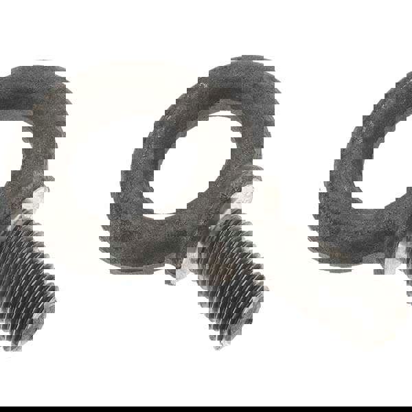 Fixed Lifting Eye Bolt: With Shoulder, 10,000 lb Capacity, 1-8 Thread, Grade 1045 Steel