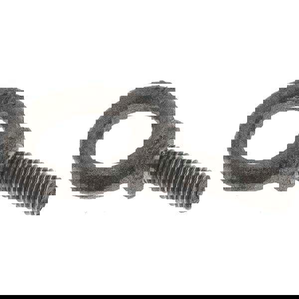 Fixed Lifting Eye Bolt: With Shoulder, 1,800 lb Capacity, 7/16-14 Thread, Grade 1045 Steel