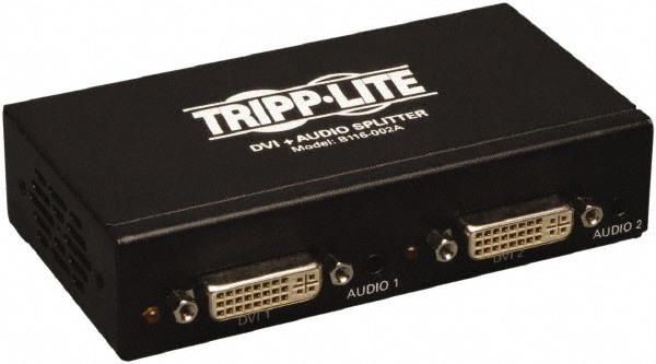 DVI Splitter with Audio and Signal Booster