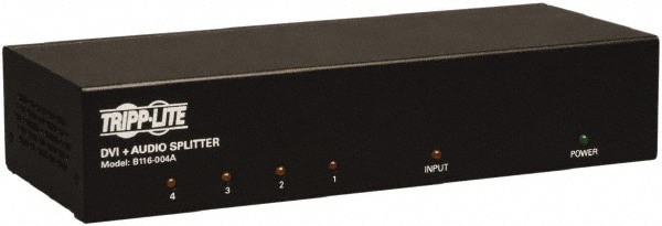 DVI Splitter with Audio and Signal Booster