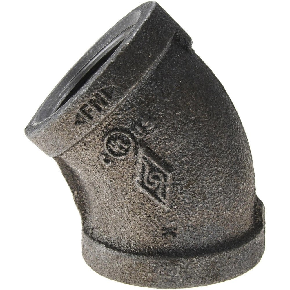 Black 45 &deg; Elbow: 1