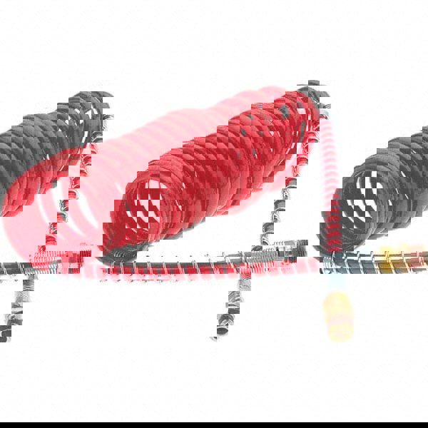 Coiled & Self Storing Hose: 15' Long