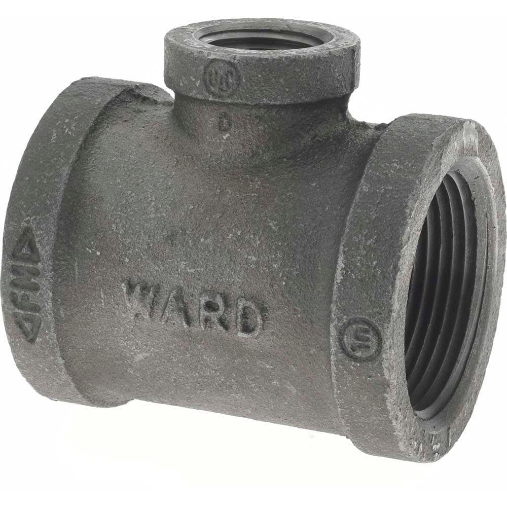Black Reducer: 1-1/4 x 1-1/4 x 1/2