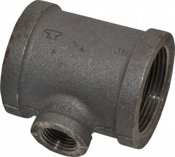 Black Reducer: 1-1/2 x 1-1/2 x 1/2
