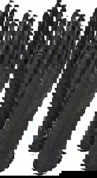 Chemical Resistant Gloves: Size Large, 13.00 Thick, Butyl, Unsupported,