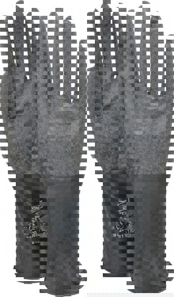 Chemical Resistant Gloves: Size Medium, 13.00 Thick, Butyl, Unsupported,