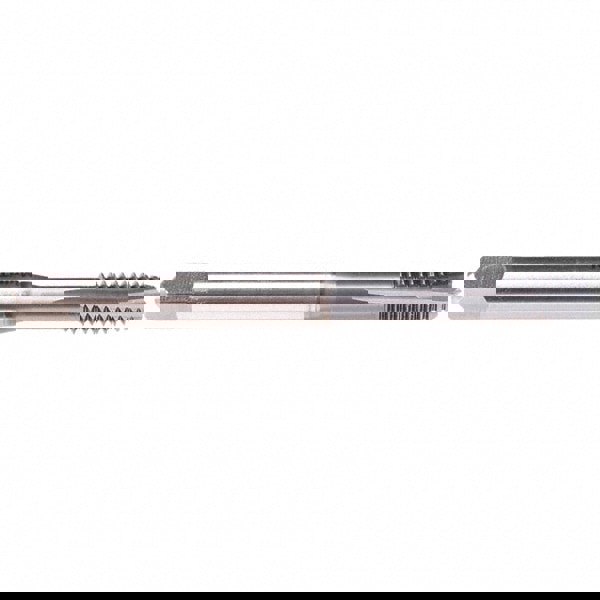 Spiral Flute Tap: M5x0.8, Metric, 3 Flute, Plug Chamfer, 6H Class of Fit, Cobalt, TiCN Finish