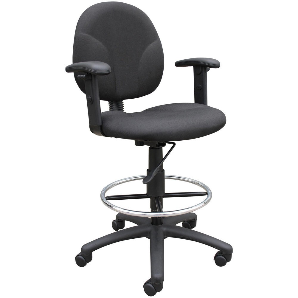 Drafting Stool with Foot Rest: 26-1/2 to 31-1/2