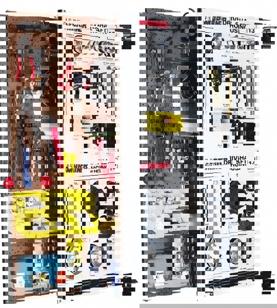 Pegboard Swing Panel Storage System: 24 x 48