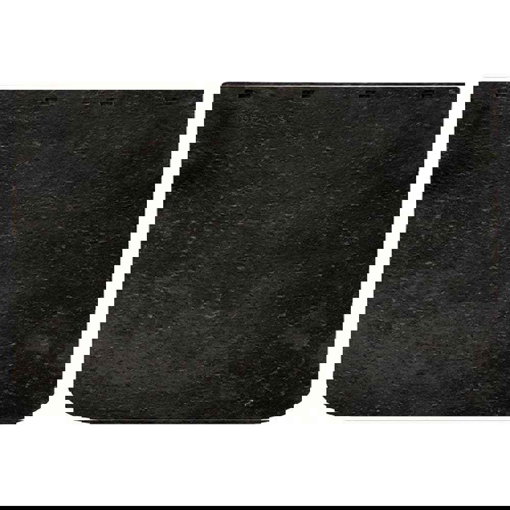 Buyers Products Heavy Duty Rubber Mudflaps repel impact from road debris and have a durable design for long lasting road life. Made from 1/4 in. thick rubber, they resist cutting and tearing. The mudflaps withstand subfreezing temperatures while resisting