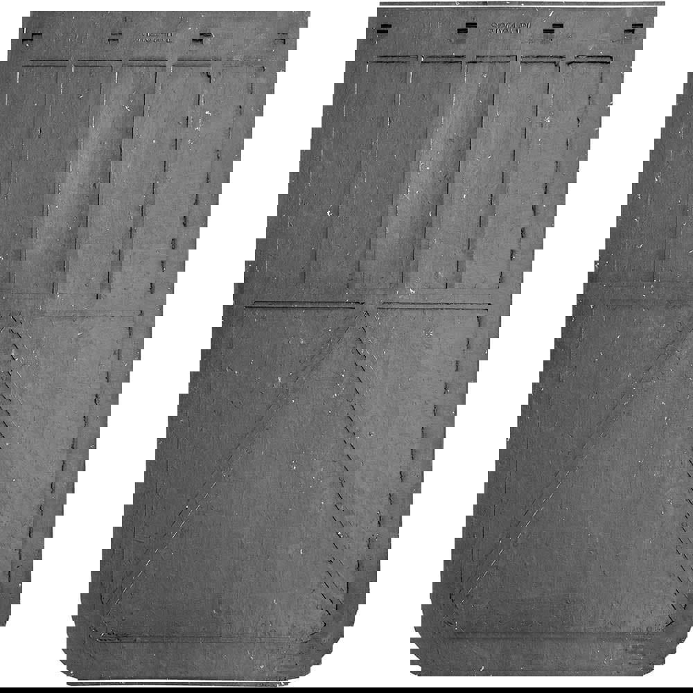 Buyers Products Heavy Duty Rubber Mudflaps repel impact from road debris and have a durable design for long lasting road life. Made from 1/4 in. thick rubber, they resist cutting and tearing. The mudflaps withstand subfreezing temperatures while resisting